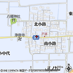 京都府八幡市戸津北小路40周辺の地図