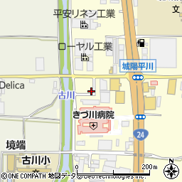 京都府城陽市平川西六反42-24周辺の地図