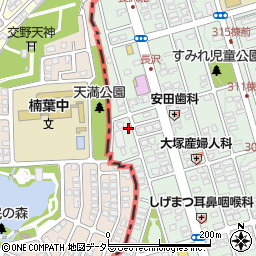 京都府八幡市男山長沢16-12周辺の地図