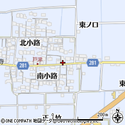 京都府八幡市戸津北小路5周辺の地図