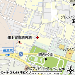 兵庫県姫路市実法寺104-2周辺の地図