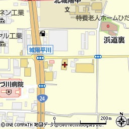 京都府城陽市平川西六反55周辺の地図