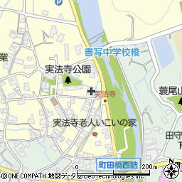 兵庫県姫路市実法寺744周辺の地図