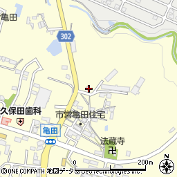 三重県亀山市亀田町353周辺の地図