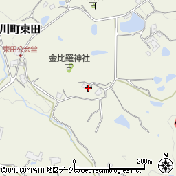 兵庫県三木市吉川町東田476周辺の地図