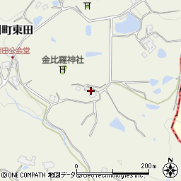 兵庫県三木市吉川町東田477周辺の地図