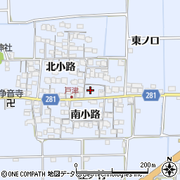 京都府八幡市戸津北小路9周辺の地図