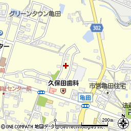 三重県亀山市亀田町379-43周辺の地図
