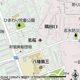 京都府八幡市男山美桜13-10周辺の地図