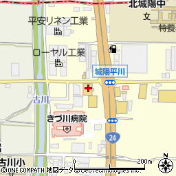 京都府城陽市平川西六反45-3周辺の地図