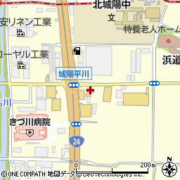 京都府城陽市平川西六反53-3周辺の地図