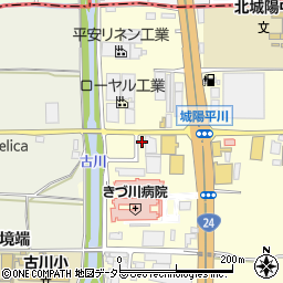 京都府城陽市平川西六反42-40周辺の地図