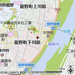 兵庫県たつの市龍野町水神町184周辺の地図