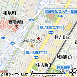 岡崎信用金庫西尾南支店周辺の地図
