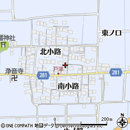 京都府八幡市戸津北小路32周辺の地図