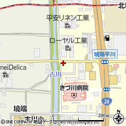京都府城陽市平川西六反42-14周辺の地図