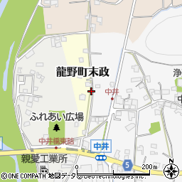 兵庫県たつの市龍野町末政316周辺の地図