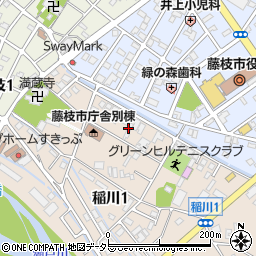 七輪焼鶏 すぎ多 藤枝稲川本店周辺の地図