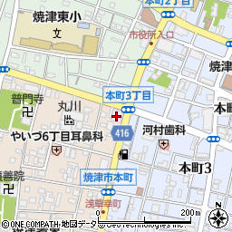 静岡新聞販売所塩川店周辺の地図