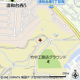 兵庫県川西市柳谷阿津知平周辺の地図