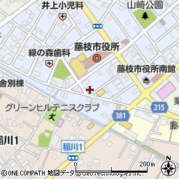 ピスタぎょうざ店周辺の地図