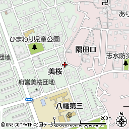 京都府八幡市男山美桜13-12周辺の地図
