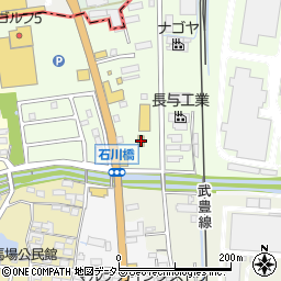 ファミリーマート武豊石川橋店周辺の地図