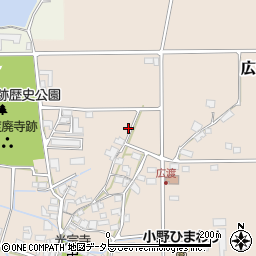 兵庫県小野市広渡町291周辺の地図