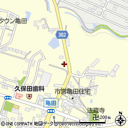 三重県亀山市亀田町377周辺の地図