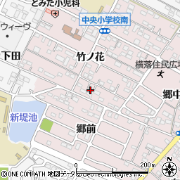 愛知県額田郡幸田町横落竹ノ花95-3周辺の地図