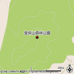 堂床山森林公園周辺の地図