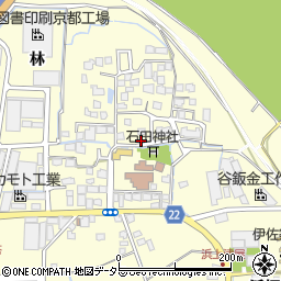 京都府八幡市上津屋里垣内79周辺の地図