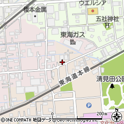 静岡県焼津市三ケ名1782周辺の地図