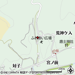 愛知県新城市小畑（前父）周辺の地図