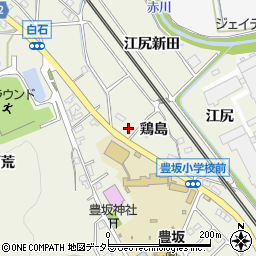 愛知県額田郡幸田町野場鶏島3周辺の地図
