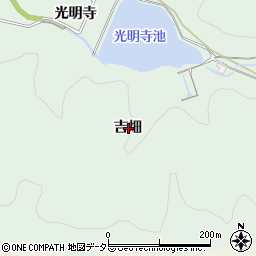 愛知県額田郡幸田町大草吉畑周辺の地図