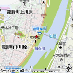 兵庫県たつの市龍野町水神町268周辺の地図