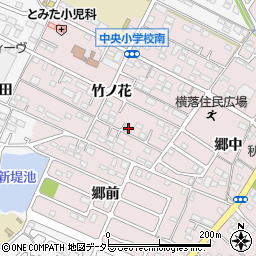 愛知県額田郡幸田町横落竹ノ花85周辺の地図