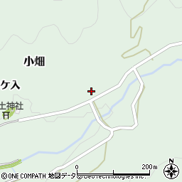 愛知県新城市小畑荒神ケ入周辺の地図