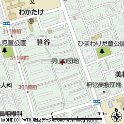 ＵＲ都市機構男山Ｄ団地Ｄ１１棟周辺の地図