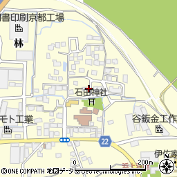 京都府八幡市上津屋里垣内78周辺の地図