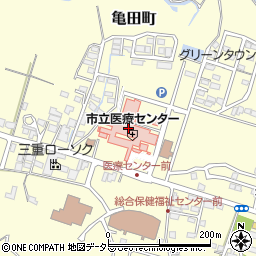 三重県亀山市亀田町466周辺の地図