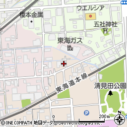 静岡県焼津市三ケ名1788周辺の地図