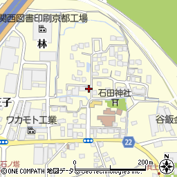 京都府八幡市上津屋里垣内29周辺の地図