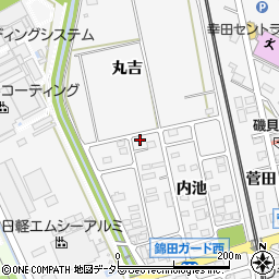 愛知県額田郡幸田町菱池内池99周辺の地図
