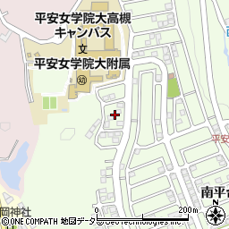 大阪府高槻市南平台4丁目40周辺の地図