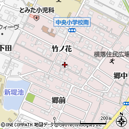 愛知県額田郡幸田町横落竹ノ花84周辺の地図