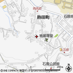 島根県浜田市熱田町石原964周辺の地図