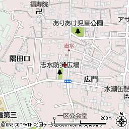 京都府八幡市八幡清水井170周辺の地図