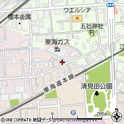 静岡県焼津市三ケ名1799周辺の地図